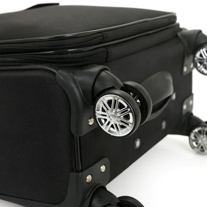 Compact Women's Carry-On Suitcase with Spinner Wheels