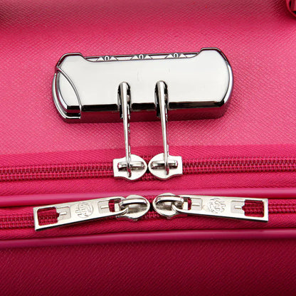 Compact Women's Carry-On Suitcase with Spinner Wheels