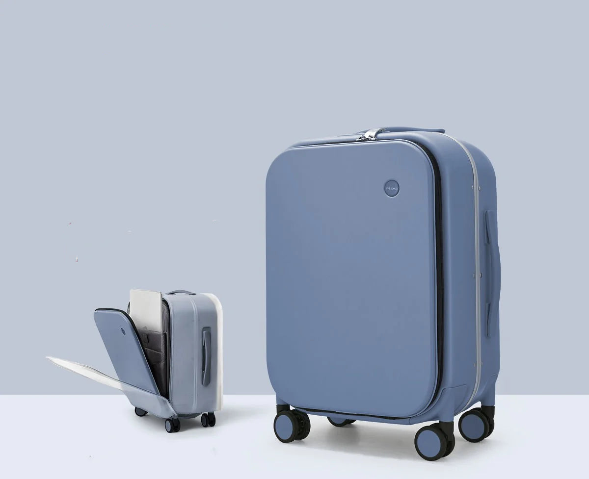 Aluminum Frame Hard Shell Trolley Suitcase with Wheels
