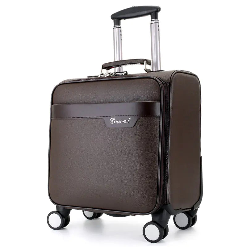 Compact Women's Carry-On Suitcase with Spinner Wheels