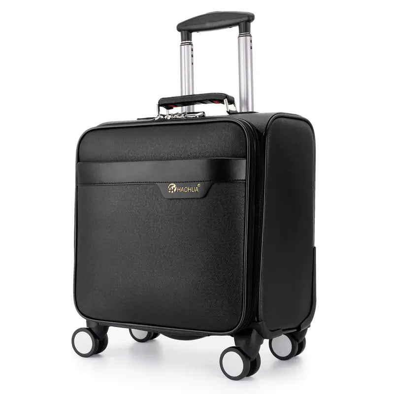 Compact Women's Carry-On Suitcase with Spinner Wheels