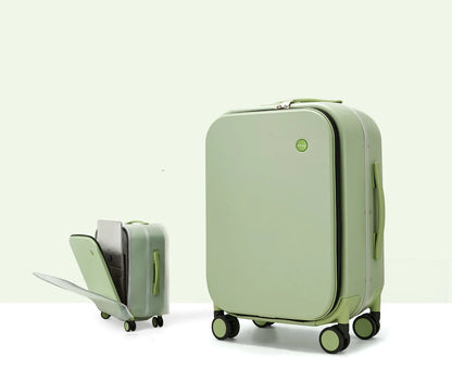 Aluminum Frame Hard Shell Trolley Suitcase with Wheels